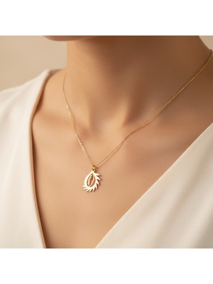 Tabitala TabiTela 14 ayar altın kolye ucu buğday başağı GM1138 1 gr