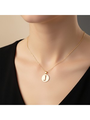 TabiTela 14 ayar altın kolye ucu Harf J   GM2787 1 gr