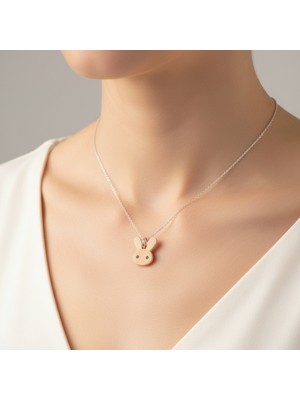 Tabitala TabiTela 8 ayar altın kolye ucu tavşan GM75 0.5 gr