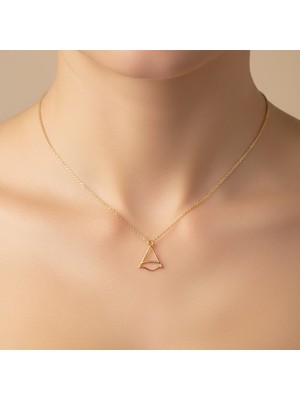 Tabitala TabiTela 14 ayar altın kolye ucu üçgen GM240 1 gr