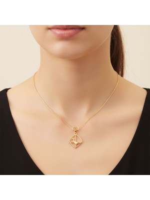 TabiTela 8 ayar altın kolye ucu Martı   GM2641 1 gr