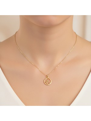 Tabitala TabiTela 8 ayar altın kolye ucu buğday başağı GM1137 1 gr