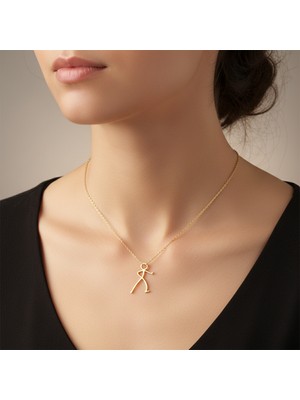 Tabitala TabiTela 14 ayar altın kolye ucu adam GM95 1 gr