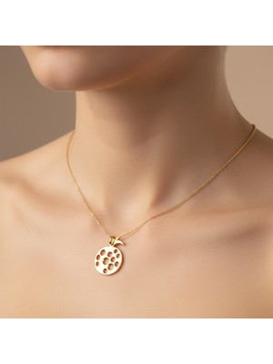 Tabitala TabiTela 8 ayar altın kolye ucu nar GM1218 1 gr