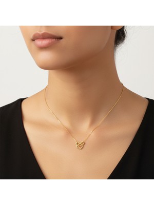 Tabitala TabiTela 14 ayar altın kolye ucu kalp GM1023 1 gr