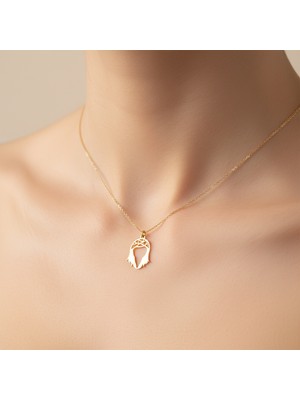 Tabitala TabiTela 8 ayar altın kolye ucu mesih,hazreti isa,isa peygamber GM903 0.5 gr