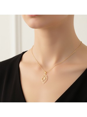 Tabitela 14 Ayar Altın Kolye Ucu Aslan   GM3136 0.5 gr