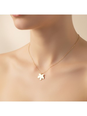 Tabitala TabiTela 14 ayar altın kolye ucu yaprak GM1342 0.5 gr