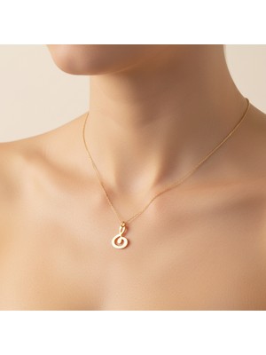 Tabitala TabiTela 14 ayar altın kolye ucu nota GM1231 1 gr