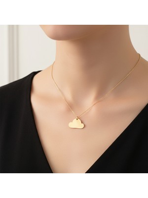 Tabitala TabiTela 8 ayar altın kolye ucu bulut GM1113 1 gr