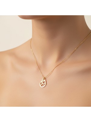 Tabitala TabiTela 8 ayar altın kolye ucu yuvarlak GM871 1 gr