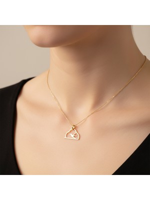 Tabitala TabiTela 14 ayar altın kolye ucu bulut GM560 1 gr