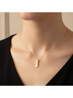 Tabitala TabiTela 14 ayar altın kolye ucu kravat GM137 1 gr