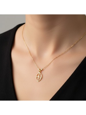 Tabitala TabiTela 14 ayar altın kolye ucu geyik GM792 1 gr