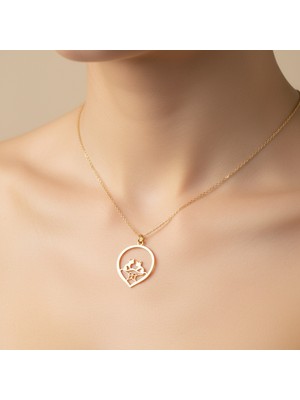 Tabitala TabiTela 8 ayar altın kolye ucu kedi GM591 1 gr