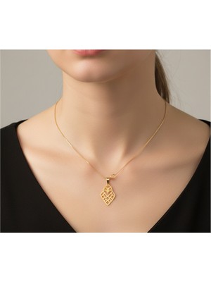 Tabitela 14 Ayar Altın Kolye Ucu Şahin   GM1949 1 gr