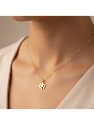 Tabitala TabiTela 14 ayar altın kolye ucu kar tanesi GM250 0.5 gr