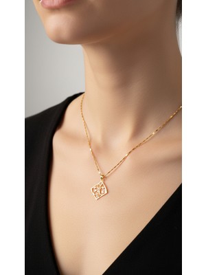 Tabitala TabiTela 14 ayar altın kolye ucu yaprak GM1170 1 gr