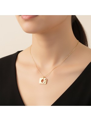 Tabitala TabiTela 8 ayar altın kolye ucu kamera GM196 0.5 gr