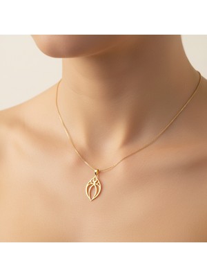 TabiTela 8 ayar altın kolye ucu örümcek GM2047 0.5 gr