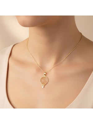 TabiTela 14 ayar altın kolye ucu balon GM1514 1 gr