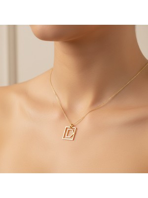 Tabitala TabiTela 14 ayar altın kolye ucu "D"harfi GM625 1 gr