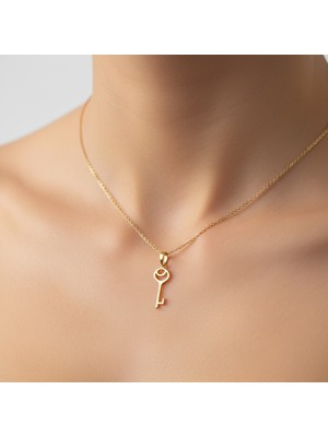 Tabitela 8 Ayar Altın Kolye Ucu Anahtar GM1377 0.5 gr