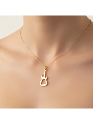 Tabitala TabiTela 8 ayar altın kolye ucu gitar GM910 1 gr