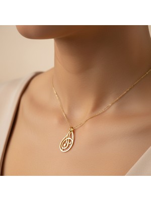 Tabitala TabiTela 14 ayar altın kolye ucu nota GM1233 1 gr