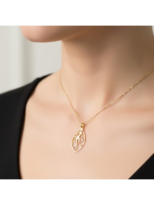 Tabitala TabiTela 14 ayar altın kolye ucu dans GM841 1 gr