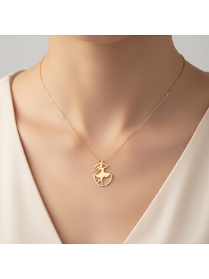 Tabitala TabiTela 8 ayar altın kolye ucu dans GM844 1 gr