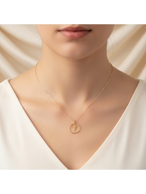 Tabitala TabiTela 14 ayar altın kolye ucu buğday başağı GM1003 1 gr