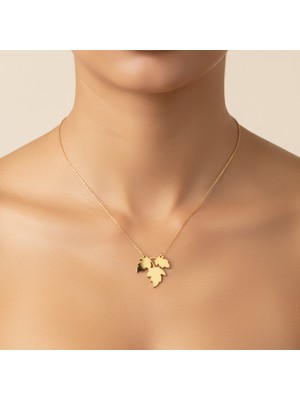 Tabitala TabiTela 8 ayar altın kolye ucu yaprak GM1323 0.5 gr