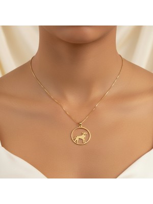 Tabitala TabiTela 14 ayar altın kolye ucu köpek GM467 0.5 gr