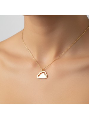 Tabitala TabiTela 14 ayar altın kolye ucu bulut GM577 1 gr