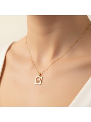 Tabitala TabiTela 8 ayar altın kolye ucu buğday başağı GM1017 1 gr