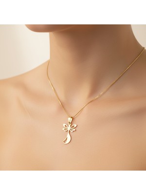 TabiTela 14 ayar altın kolye ucu yusufçuk   GM1696 1 gr