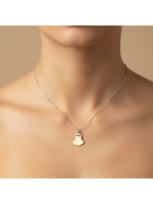 Tabitala TabiTela 8 ayar altın kolye ucu hayalet GM502 0.5 gr