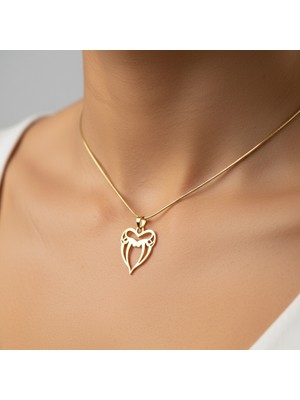 TabiTela 14 ayar altın kolye ucu meşe   GM2588 0.5 gr