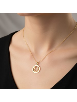 Tabitala TabiTela 14 ayar altın kolye ucu mesih,hazreti isa,isa peygamber GM833 1 gr