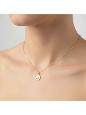 TabiTela 8 ayar altın kolye ucu bal kabağı   GM4064 0.5 gr