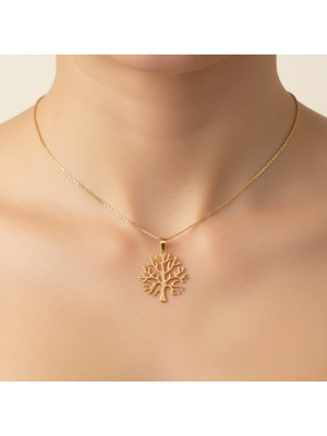 Tabitela 14 Ayar Altın Kolye Ucu Mercan   GM4197 0.5 gr