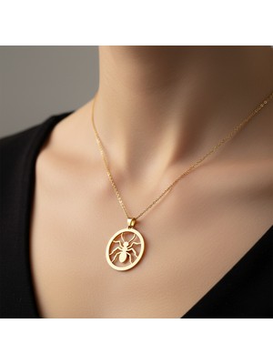 Tabitela 8 Ayar Altın Kolye Ucu Karınca   GM4423 1 gr