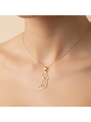 Tabitela 8 Ayar Altın Kolye Ucu Bot   GM4371 1 gr