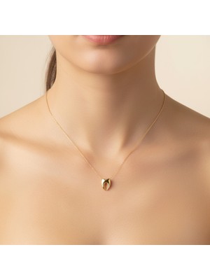 TabiTela 14 ayar altın kolye ucu diş   GM3282 1 gr