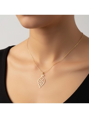 TabiTela 14 ayar altın kolye ucu tavus kuşu   GM3437 1 gr