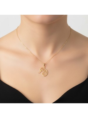 Tabitela 8 Ayar Altın Kolye Ucu Fil GM4603 0.5 gr