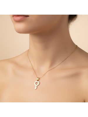 TabiTela 8 ayar altın kolye ucu anahtar GM4722 0.5 gr