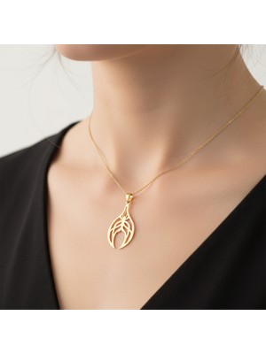 TabiTela 14 ayar altın kolye ucu kelebek GM3315 1 gr