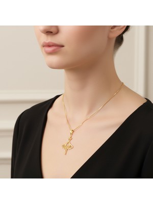 TabiTela 14 ayar altın kolye ucu küçük melek   GM4331 1 gr